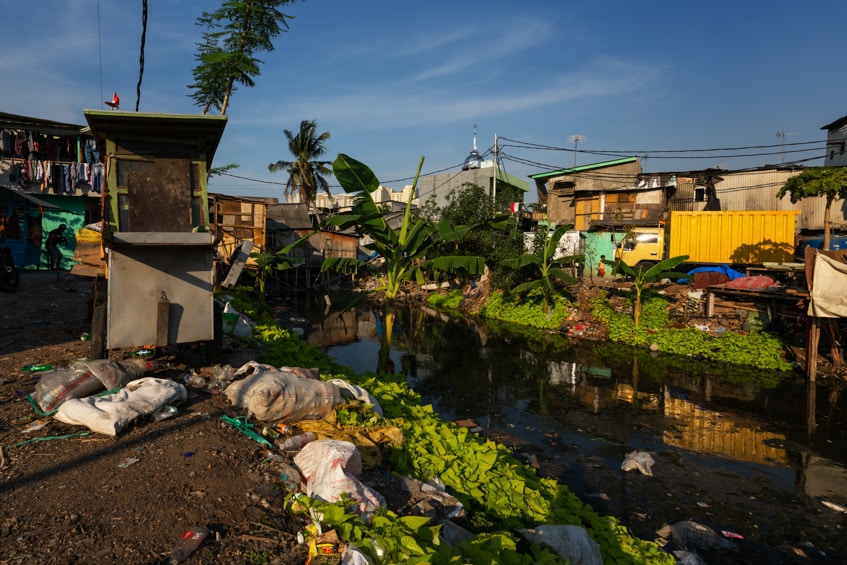 a slum of Jakarta