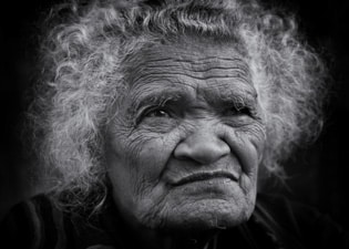 Old Ngada woman