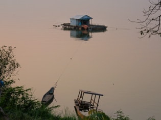 quiet Mekong river